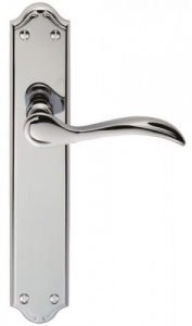 Madrid Lever Door Handle on Various Long Backplates